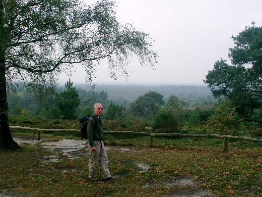 Panoramapunt op de Holterberg.