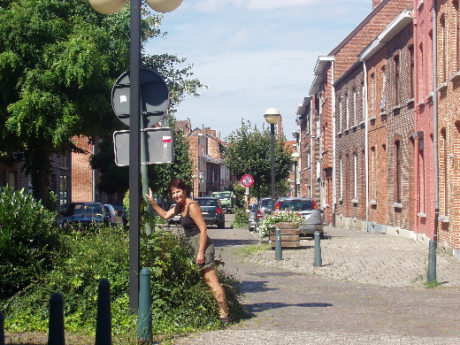 Aansluiting GR5 gevonden in het Melkvoetstraatje.