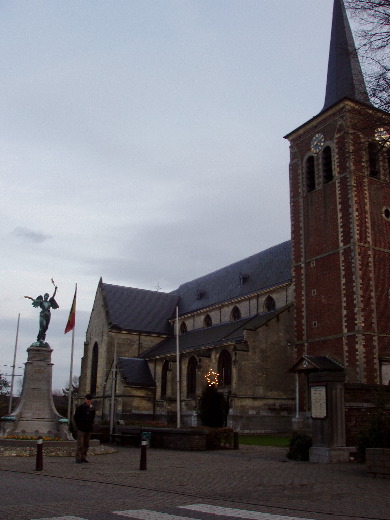 De Kerk en tevens start/eindpunt van de wandeling.